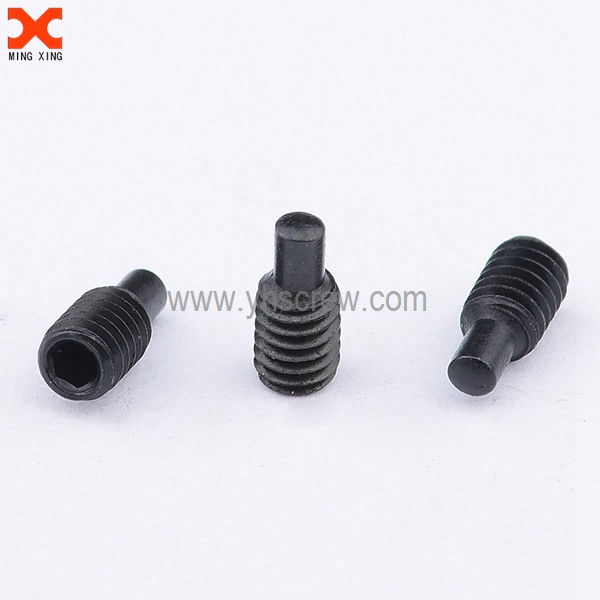 Black zinc half dog point hex set screw manufacturer
