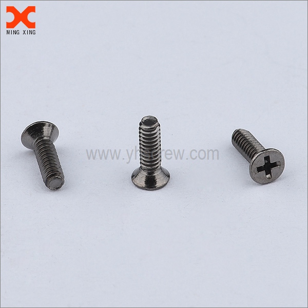 Flat phillips fillister head machine screws supplier