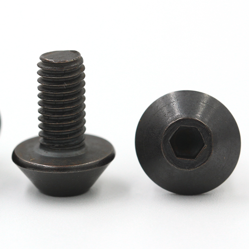 custom high strength black truss head allen screw