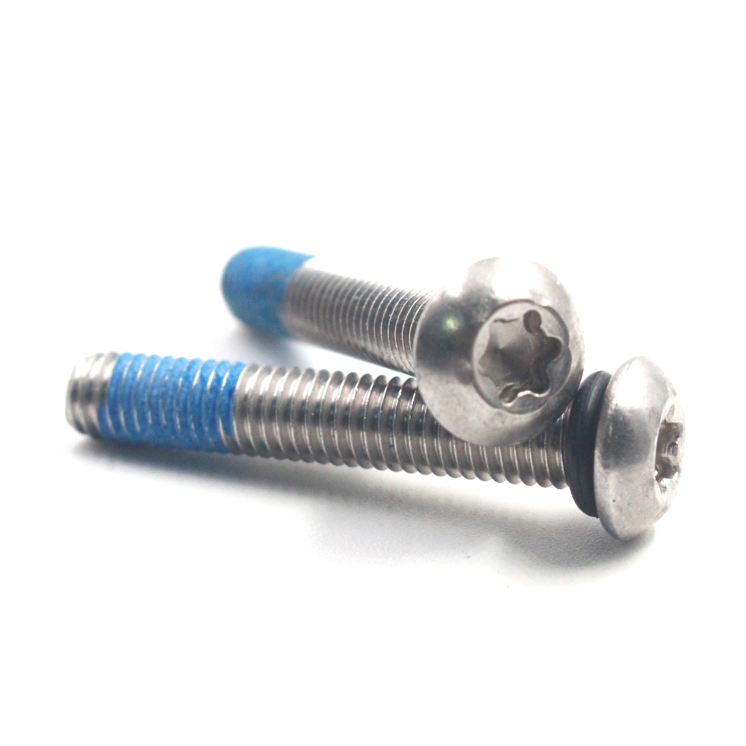 Custom Blue Anti Loosening Coating Torx Slot Washer Sealing Screw