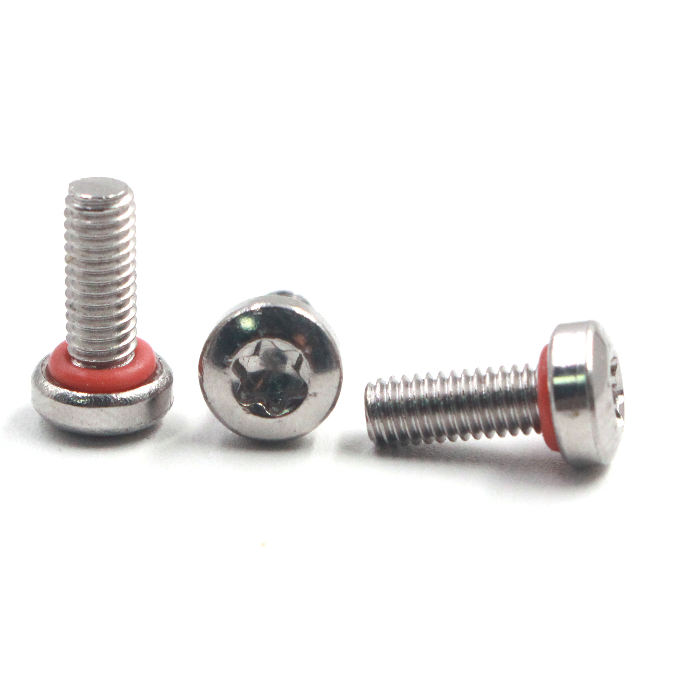 torx head waterproof o ring self-sealing screws