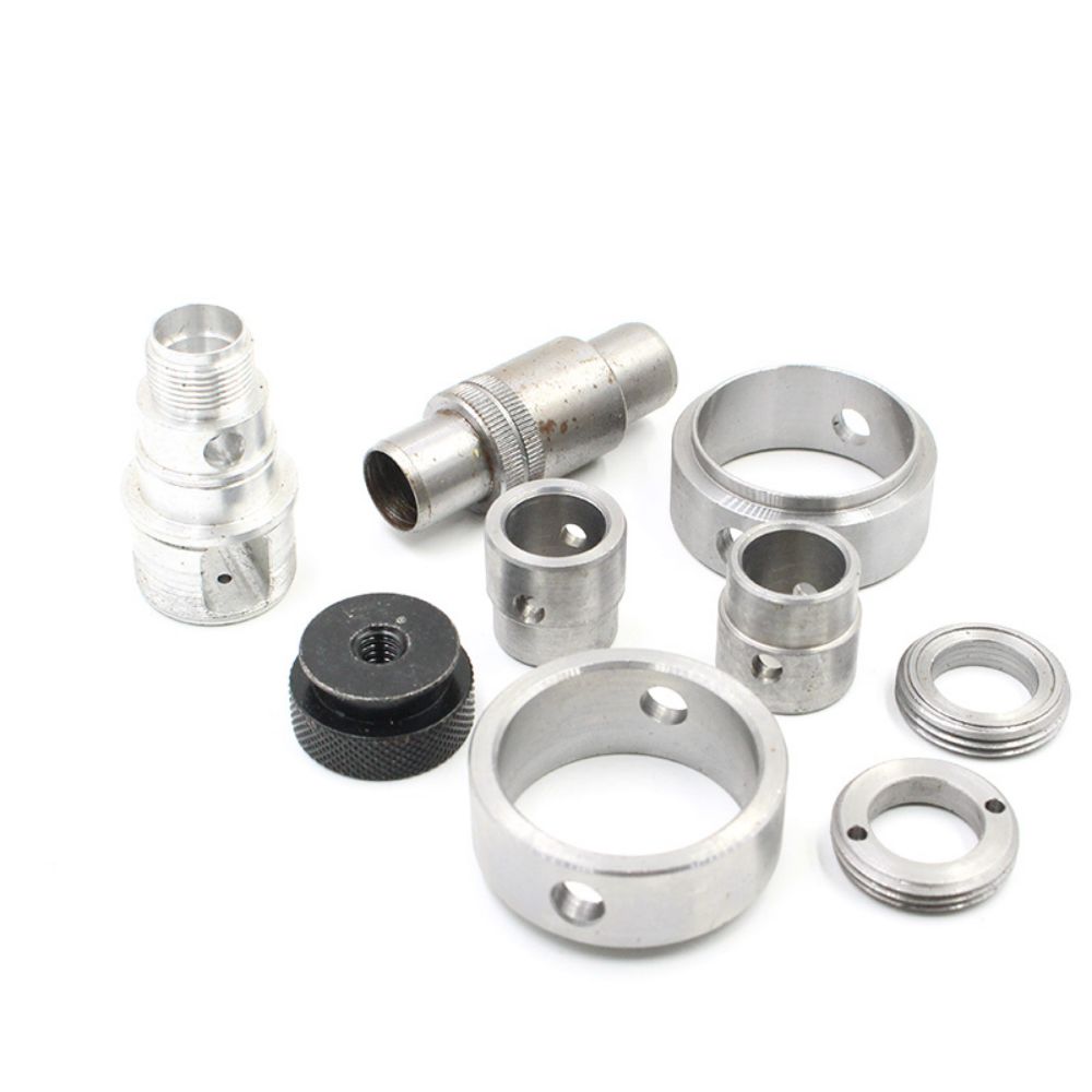 brass cnc turning machining anodized aluminum mechanical part
