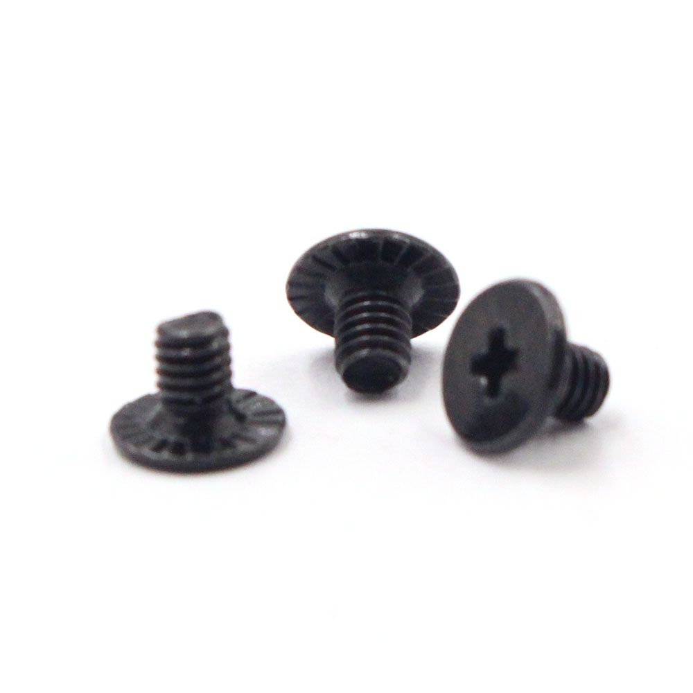 Micro screw flat head phillips Screw with serration