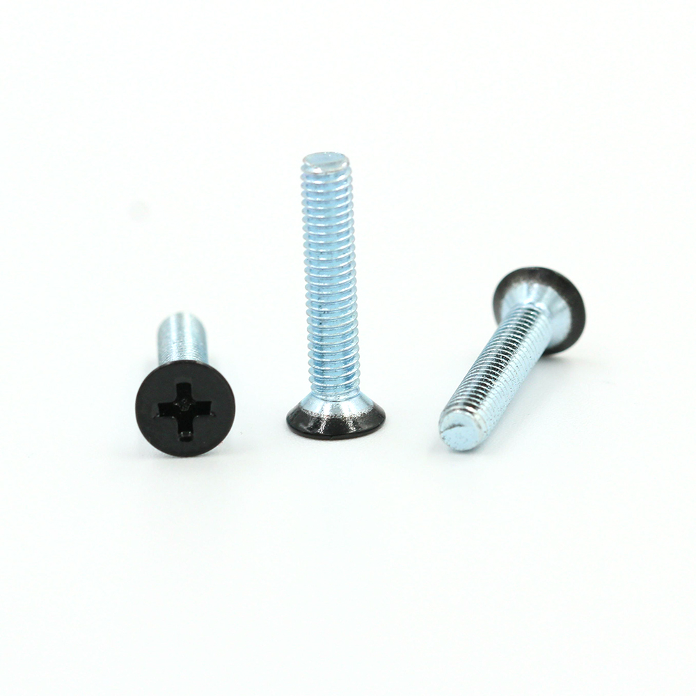 Precision Cross Recessed Countersunk Spray-Painted Machine Screw