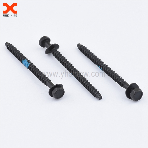 Indented hex washer head sems bolts screws with wave washer